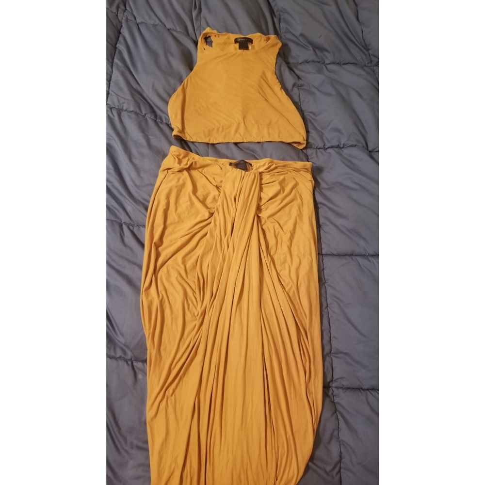 Crop top and skirt Set